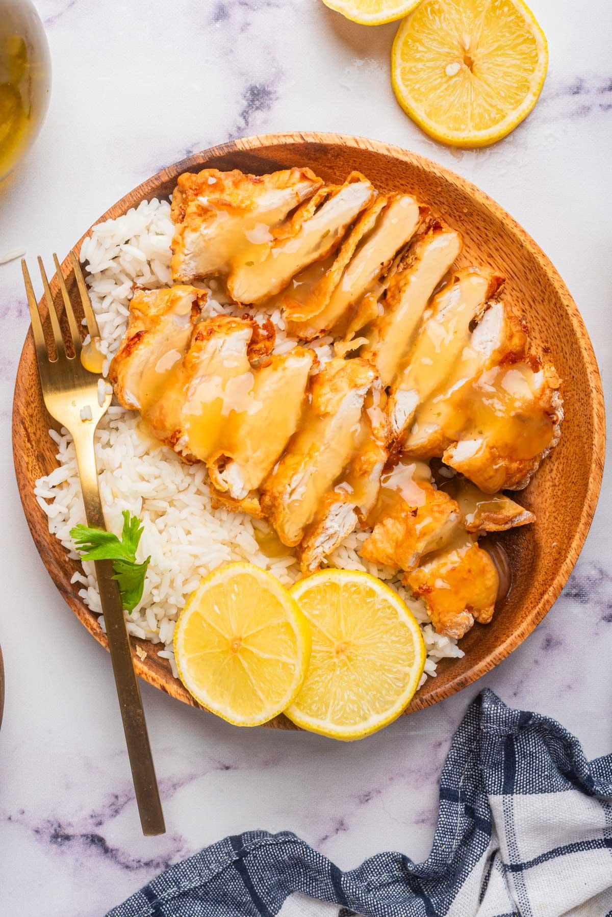 Στήθος Κοτόπουλου στο Air Fryer με πιρούνι