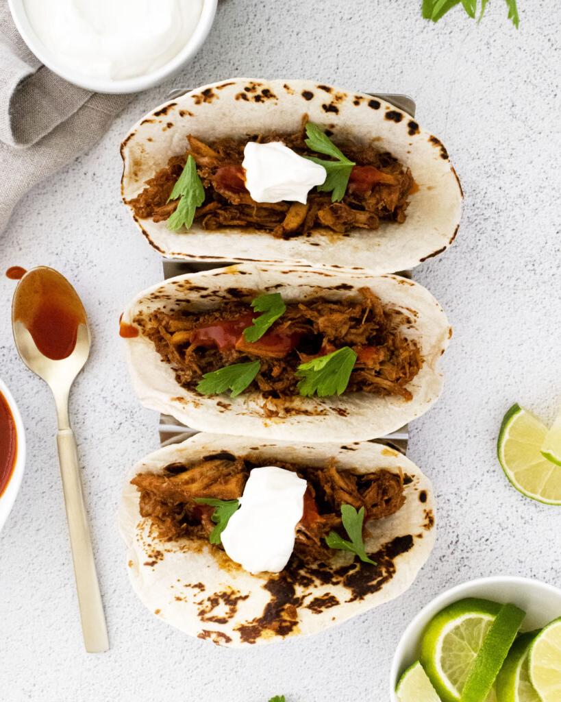 Συνταγή για Καρνίτας σε Χύτρα Ταχύτητας 8 Instant Pot Carnitas Συνταγή σε βάση τάκο