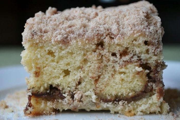 slice of Cinnamon Swirl Coffee Cake