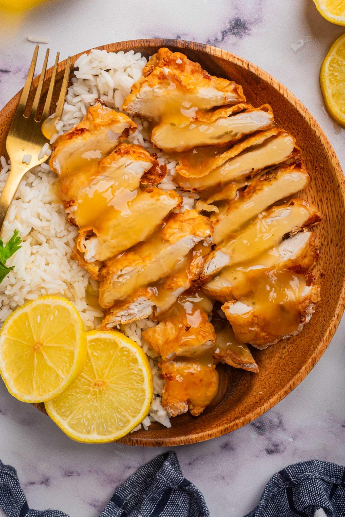 Στήθος Κοτόπουλου στο Air Fryer σε μπολ