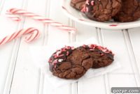 Decadent Peppermint Mocha Brownie Cookies