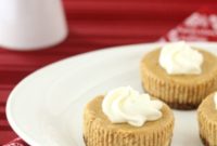 Festive Mini Gingerbread Cheesecakes for Two