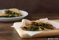 Cheesy Roasted Broccoli Quesadillas