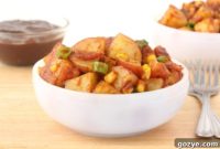 Sweet and Smoky Apple Butter Potato Salad