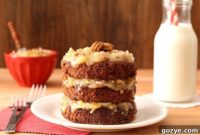 Sweet German Chocolate Mini Cakes for Two