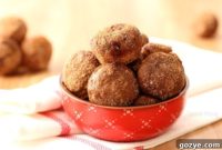 Golden Apple Butter Doughnut Bites