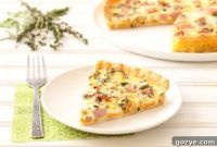 Savory Ham and Herbed Quiche