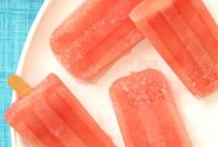 Boozy and Kid Friendly Watermelon Margarita Pops
