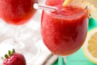 Boozy or Virgin Strawberry Slushies