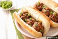 Sweet and Sticky Teriyaki Pork Meatball Sub