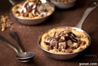 Cozy Peanut Butter Skillet Cookie For Two