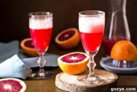 Vibrant Blood Orange Mimosas