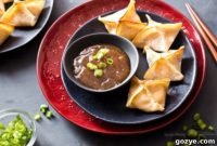Crispy General Tso’s Chicken Wontons