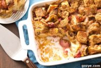 Strawberry Banana Baked French Toast