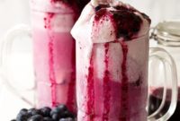 Frothy Blueberry Cream Dreams