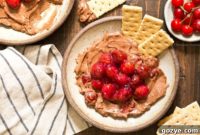 Decadent Chocolate Cherry Cheesecake Dip
