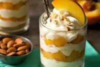 Easy Peach No-Bake Cheesecake