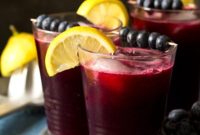 Zesty Blueberry Sparkler