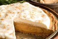 Chilled Holiday Gingerbread Pie