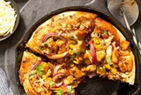 Date Night Skillet BBQ Chicken Pizza
