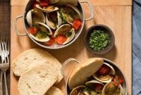 Coastal Clams with Burst Tomatoes