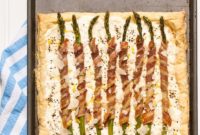 Flaky Asparagus and Bacon Puff Tart
