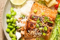Zesty Ginger Garlic Asian Salmon
