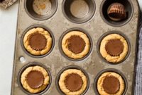 Small Batch Peanut Butter Cookie Cups