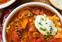 One Pot Wonder Lasagna Soup