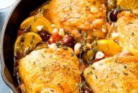 Sun-Kissed Mediterranean Chicken Thighs