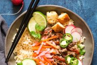 Slow Cooker Banh Mi Deconstructed Bowls