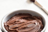 Easy Chocolate Frosting for Small Desserts