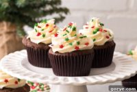 Small Batch Chocolate Gingerbread Cupcakes