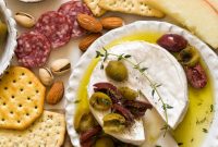 Baked Brie with Olives