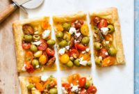 Flaky Tomato Puff Pastry Tart