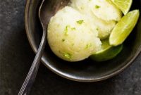 Small Batch Margarita Sorbet
