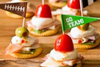 Game Day Antipasto Cracker Stacks
