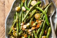 Mediterranean Green Beans with Almonds and Olives