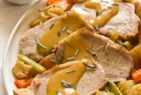 Tender Instant Pot Pork Roast and Vegetables