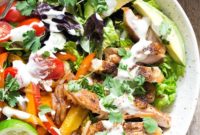 Sizzling Fajita Chicken Salad