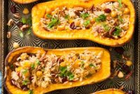 Savory Stuffed Butternut Squash