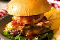 Smoky Bacon BBQ Burgers