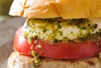 Gourmet Pesto Burgers