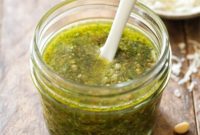 Simple Small Batch Basil Pesto