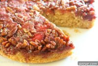 Prize Winning Spiced Strawberry Pecan Upside Down Cake