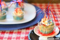 Celebration Sparkler Cupcakes