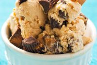 Simple Eggless No Cook Peanut Butter Ice Cream