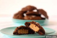Decadent Peanut Butter-Filled Chocolate Cookies