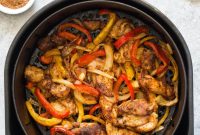 Crispy Air Fryer Chicken Fajitas