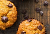 Autumn Pumpkin Chocolate Chip Muffins